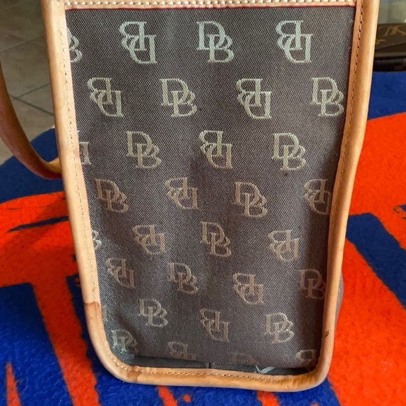 Dooney & Bourke Vintage Set of 3 Taupe Canvas & Tan Leather Bags, Preowned - Picture 14 of 16